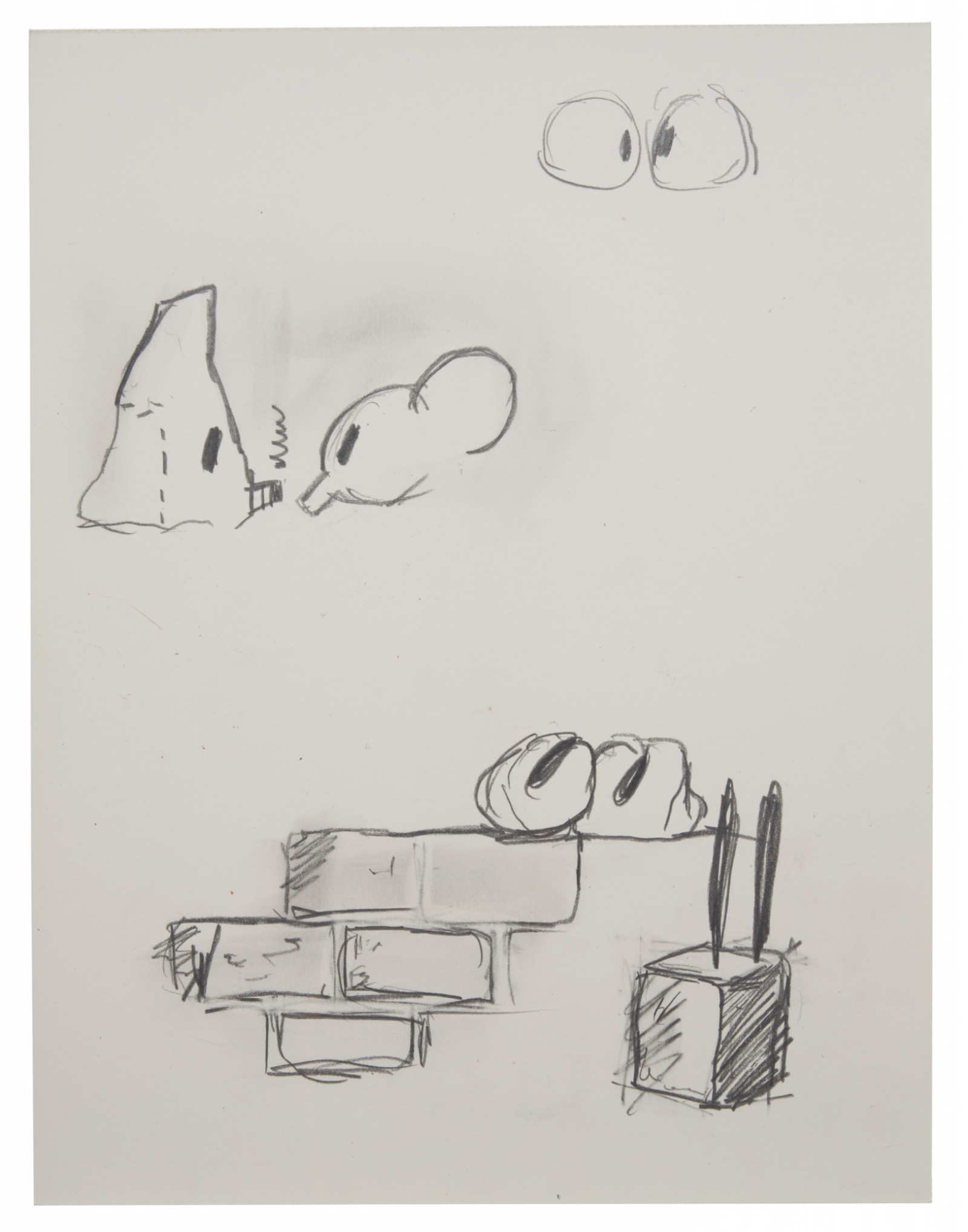 Drawing by Nayland Blake, , dated 1996–97