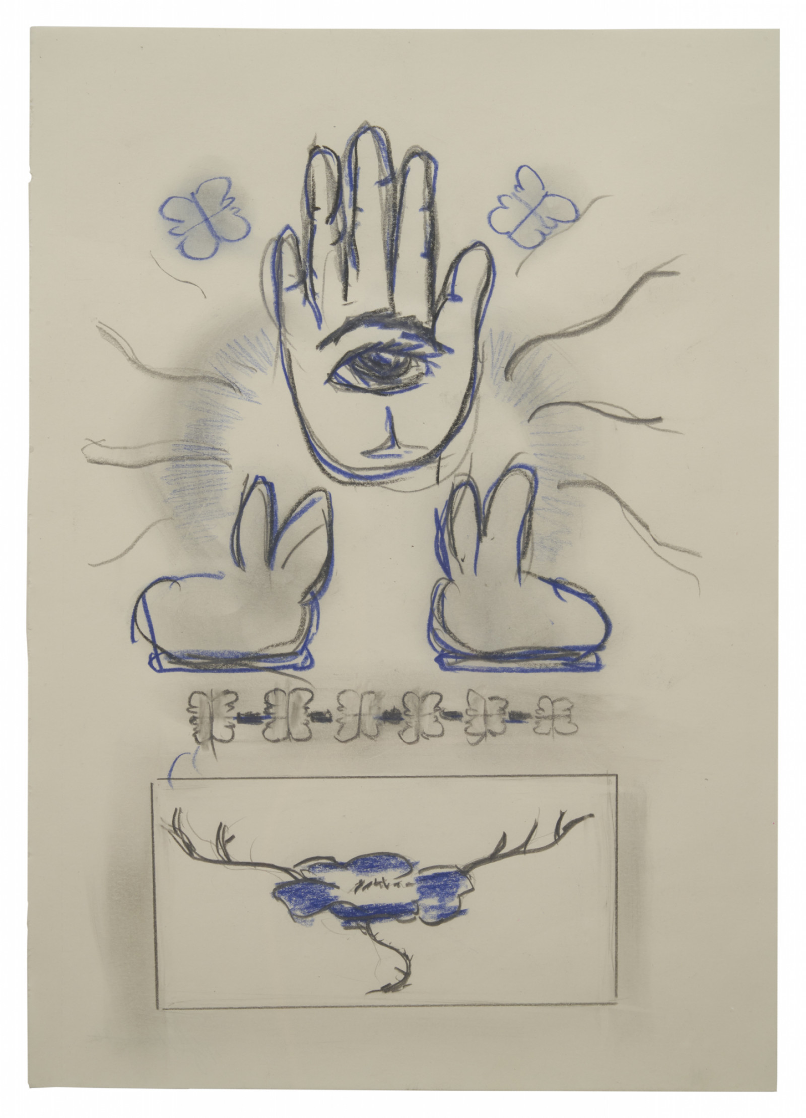 Drawing by Nayland Blake, , dated 1996–97