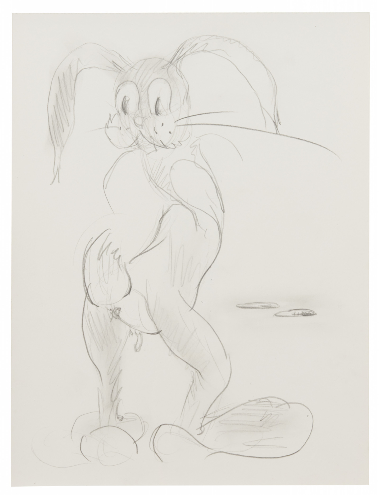 Drawing by Nayland Blake, , dated 1996–97