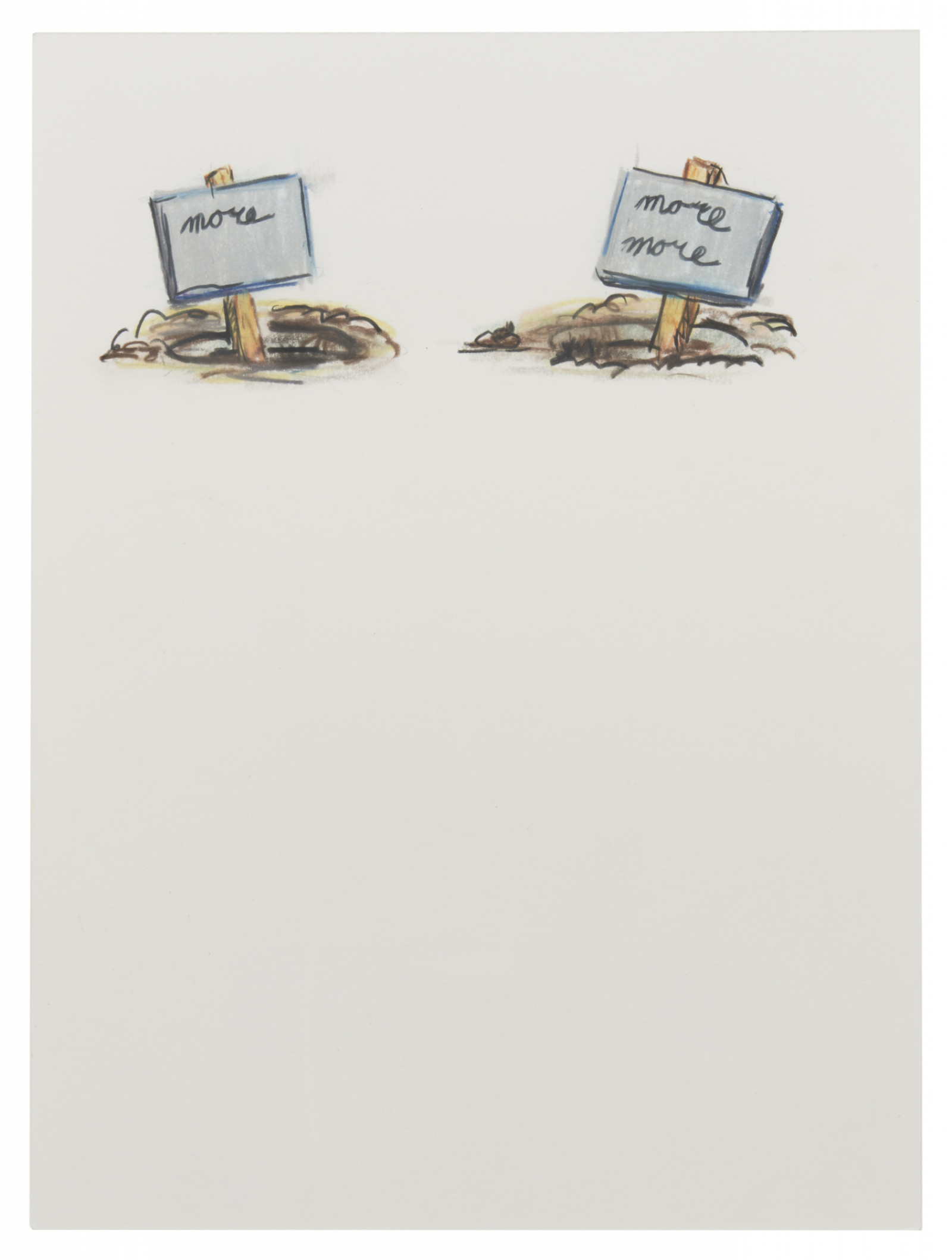 Drawing by Nayland Blake, , dated 1996–97