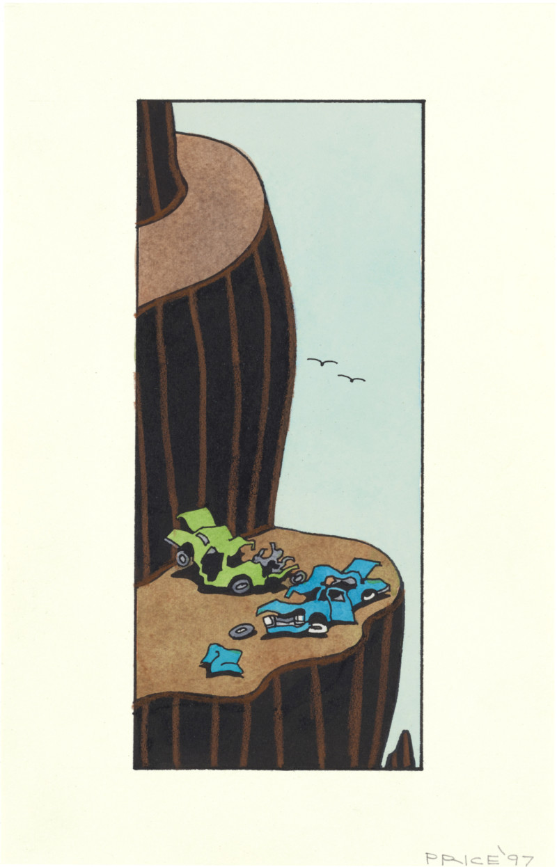 Crashed Cars, KEN PRICE Drawings | Matthew Marks Gallery