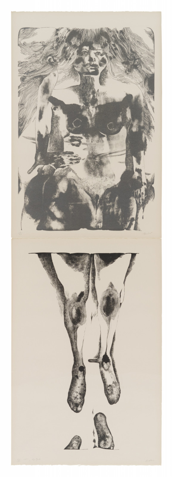 Print, dated 1971