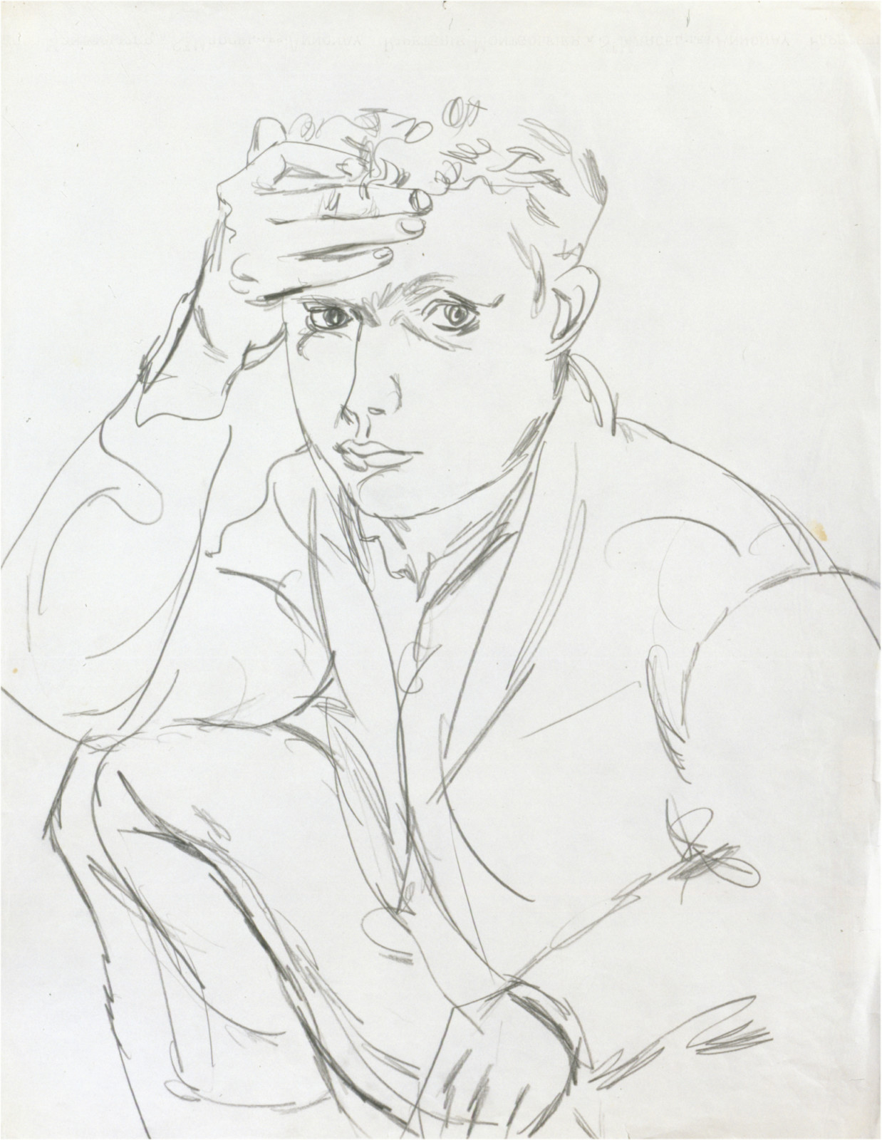 Self-Portrait, ELLSWORTH KELLY Self-Portrait Drawings 1944–1992